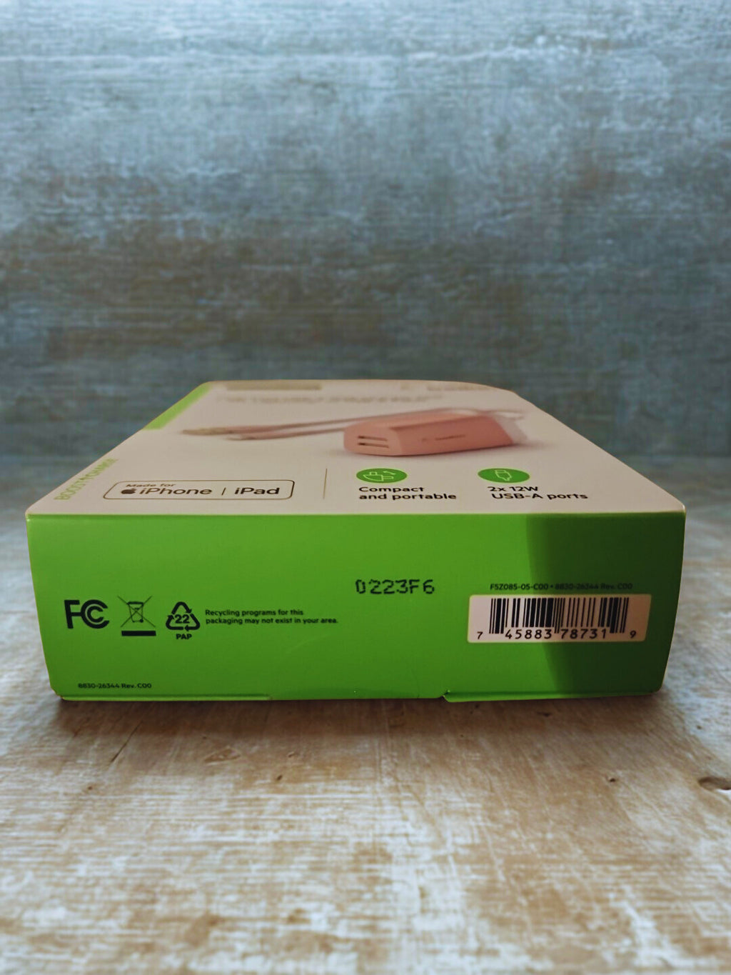 Belkin Dual-Port USB-A Wall Charger 24W + 5ft Lightening to USB-A Cable-iPhone