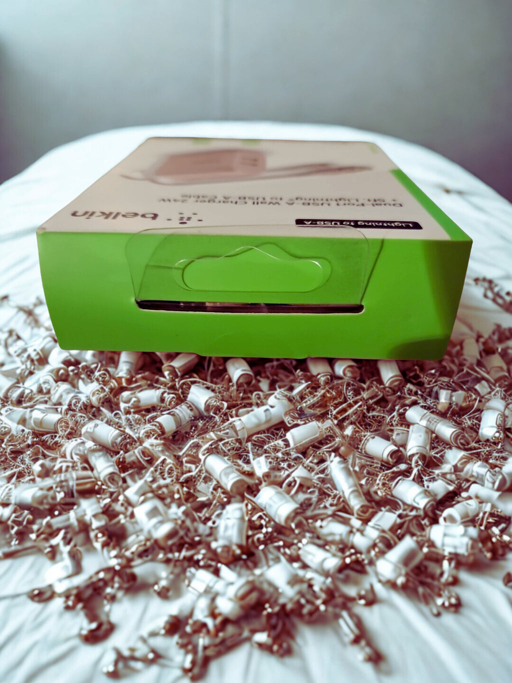 Belkin Dual-Port USB-A Wall Charger 24W + 5ft Lightening to USB-A Cable-iPhone