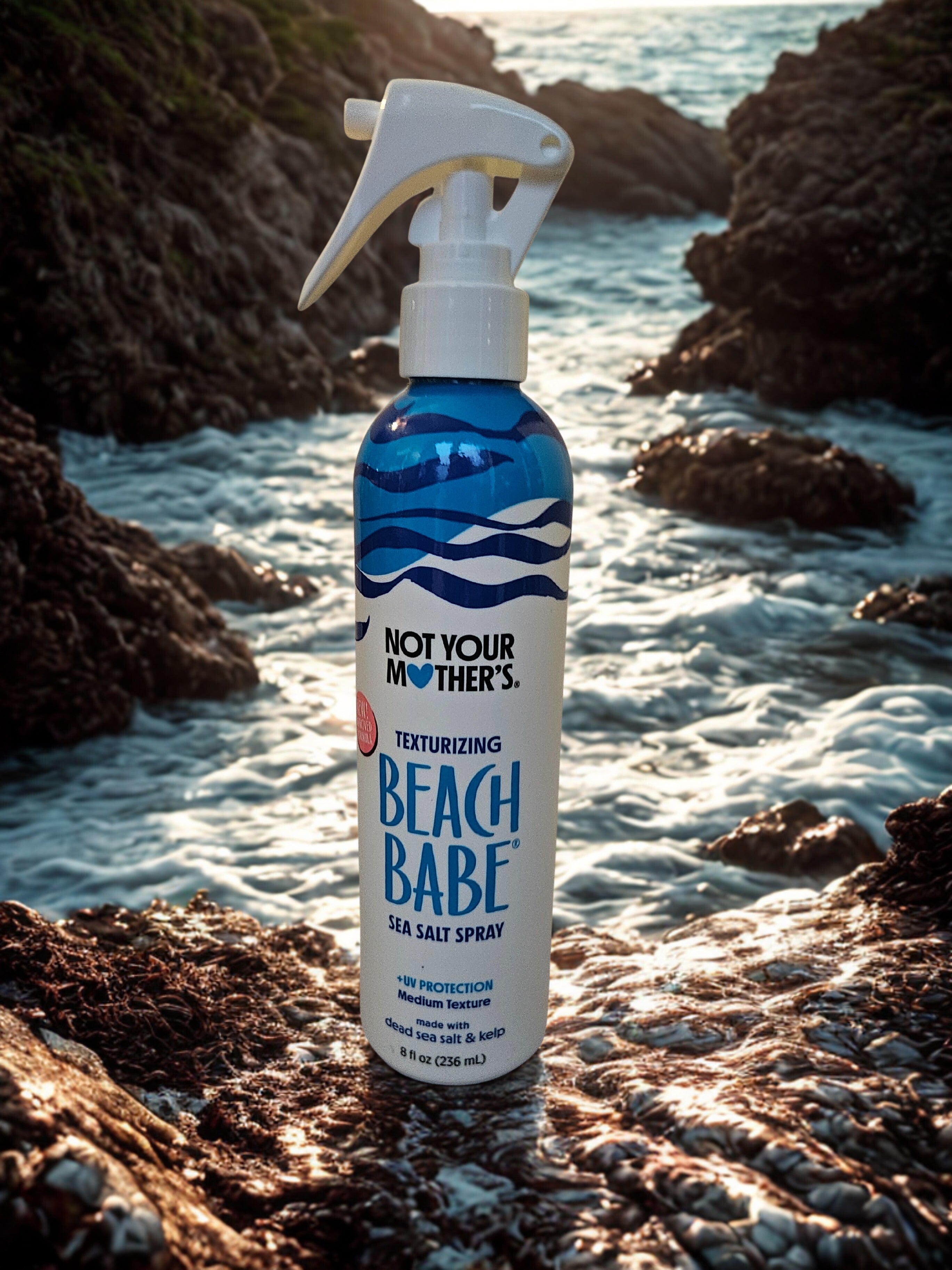 Not Your Mother's Texturizing Beach Babe Sea Salt Spray + UV Protection Medium Texture - 8 fl oz.