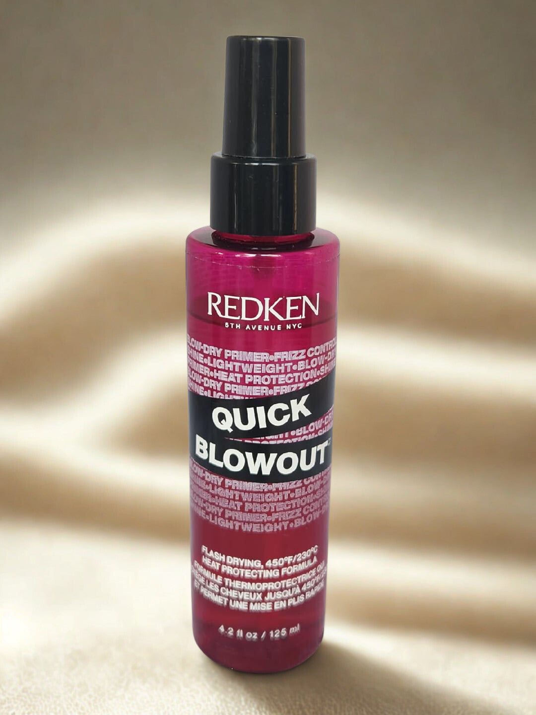 Redken Quick Blow Out Flash Drying, 450°F/230°C Heat Protecting Spray 4.2 fl. oz.
