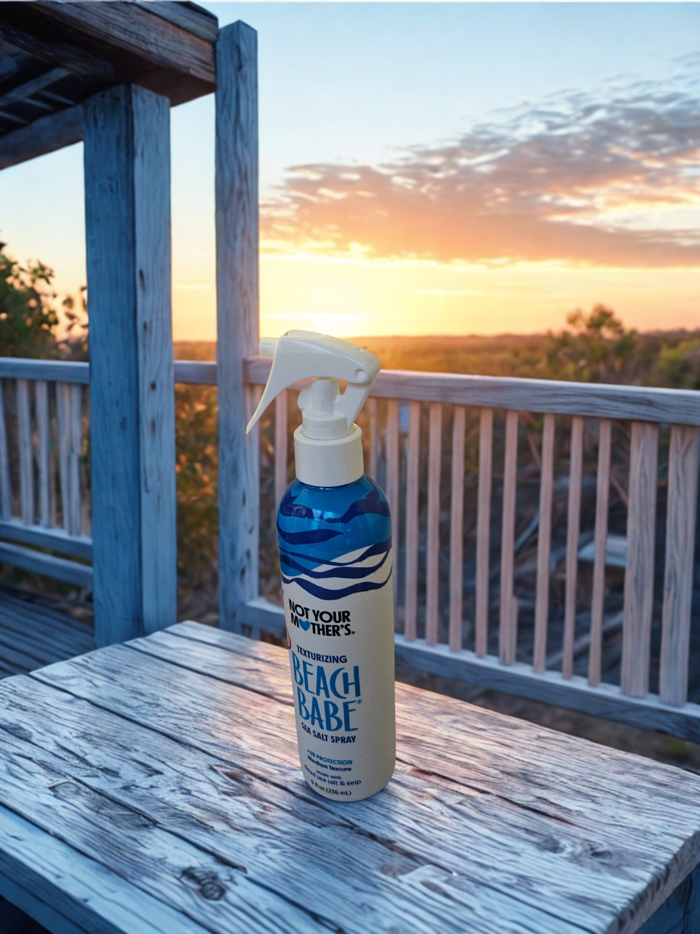Not Your Mother's Texturizing Beach Babe Sea Salt Spray + UV Protection Medium Texture - 8 fl oz.