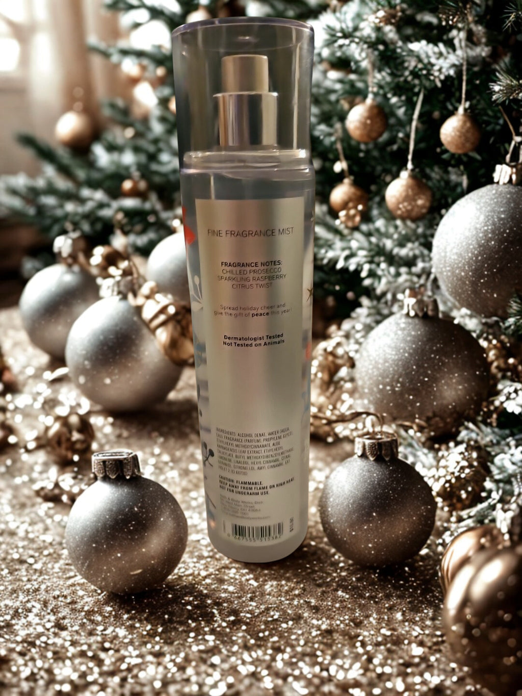 Bath & Body Works Peace Iced Raspberry Fragrance Mist 8 fl. oz. - Perfect for the Holidays