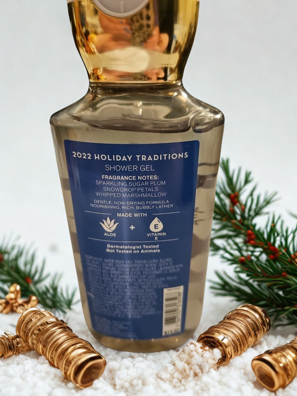 Bath & Body Iced Sugar Plum Shower Gel  - 8 fl. Oz. Scent of the Holidays