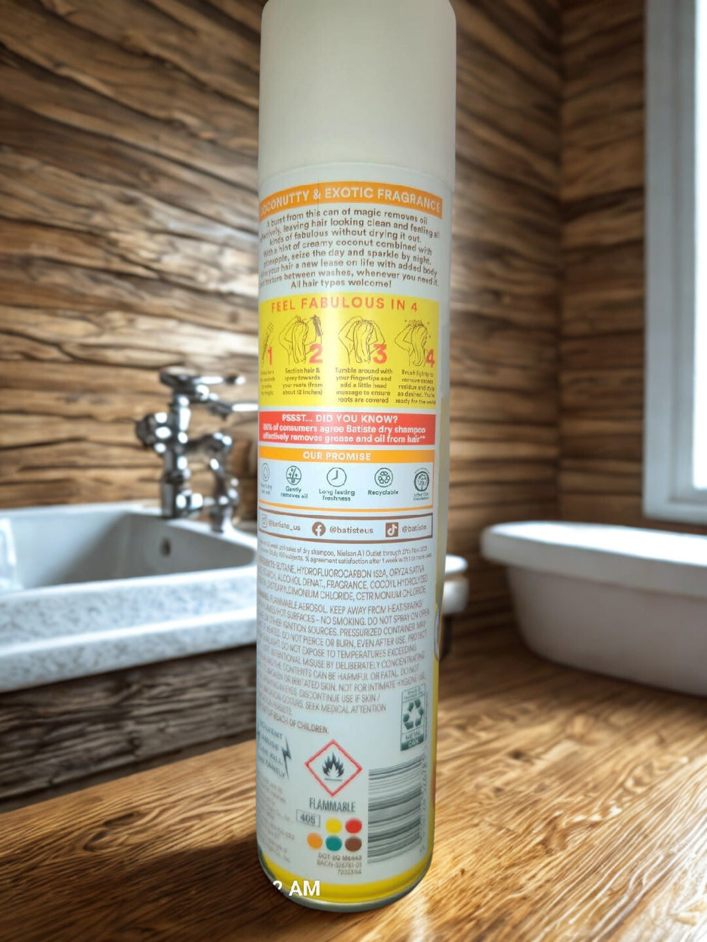 Batiste Tropical Exotic Coconut Dry Shampoo - 5.71 oz.