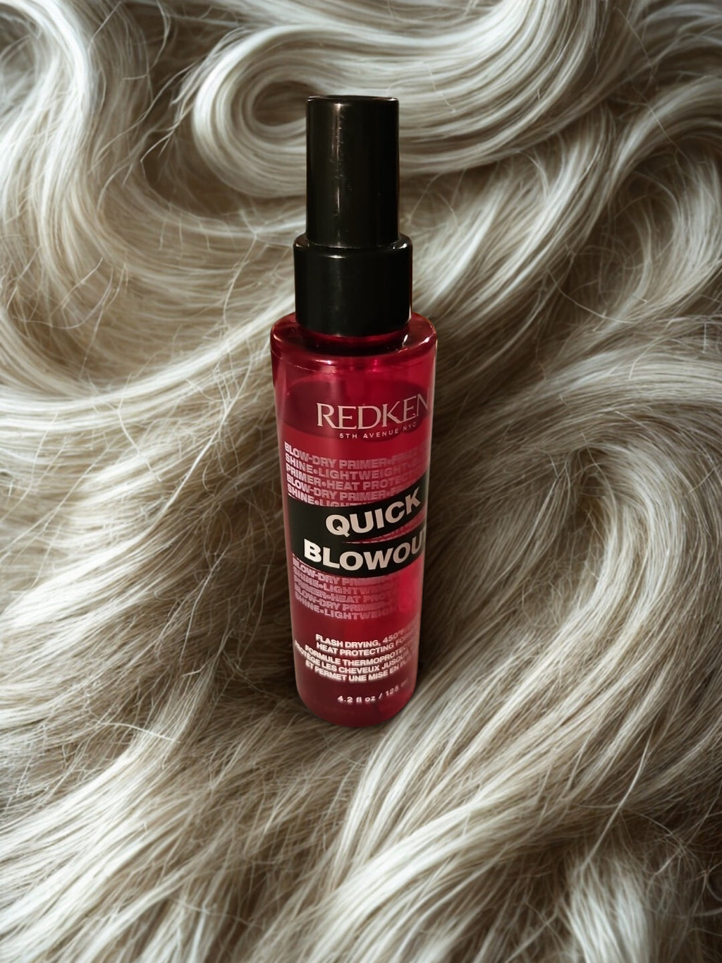 Redken Quick Blow Out Flash Drying, 450°F/230°C Heat Protecting Spray 4.2 fl. oz.