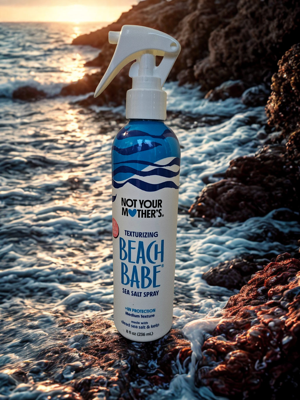 Not Your Mother's Texturizing Beach Babe Sea Salt Spray + UV Protection Medium Texture - 8 fl oz.
