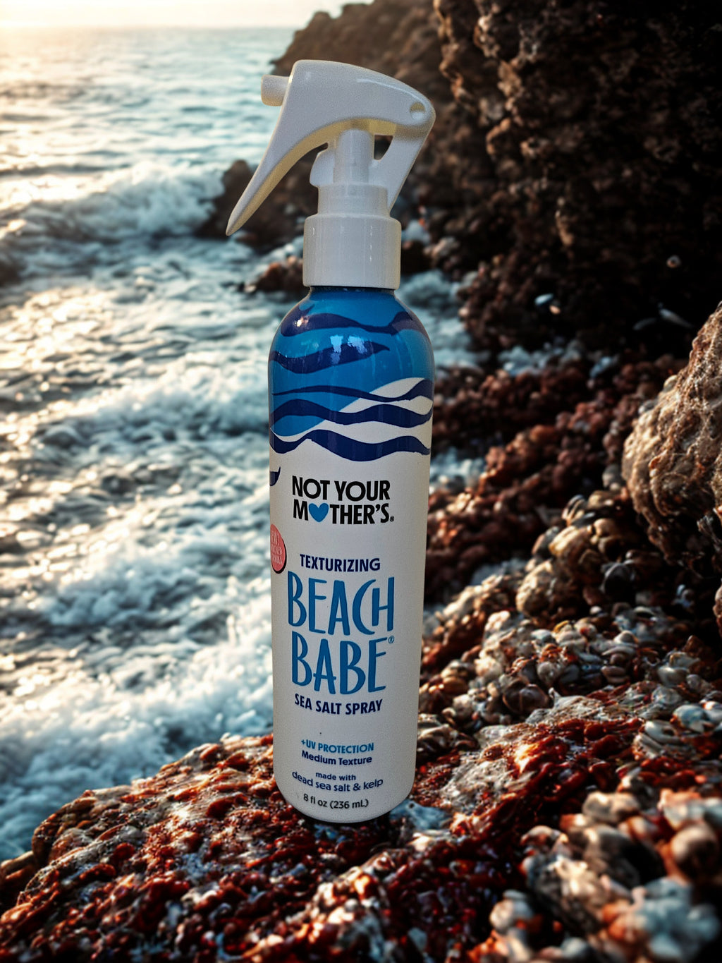 Not Your Mother's Texturizing Beach Babe Sea Salt Spray + UV Protection Medium Texture - 8 fl oz.