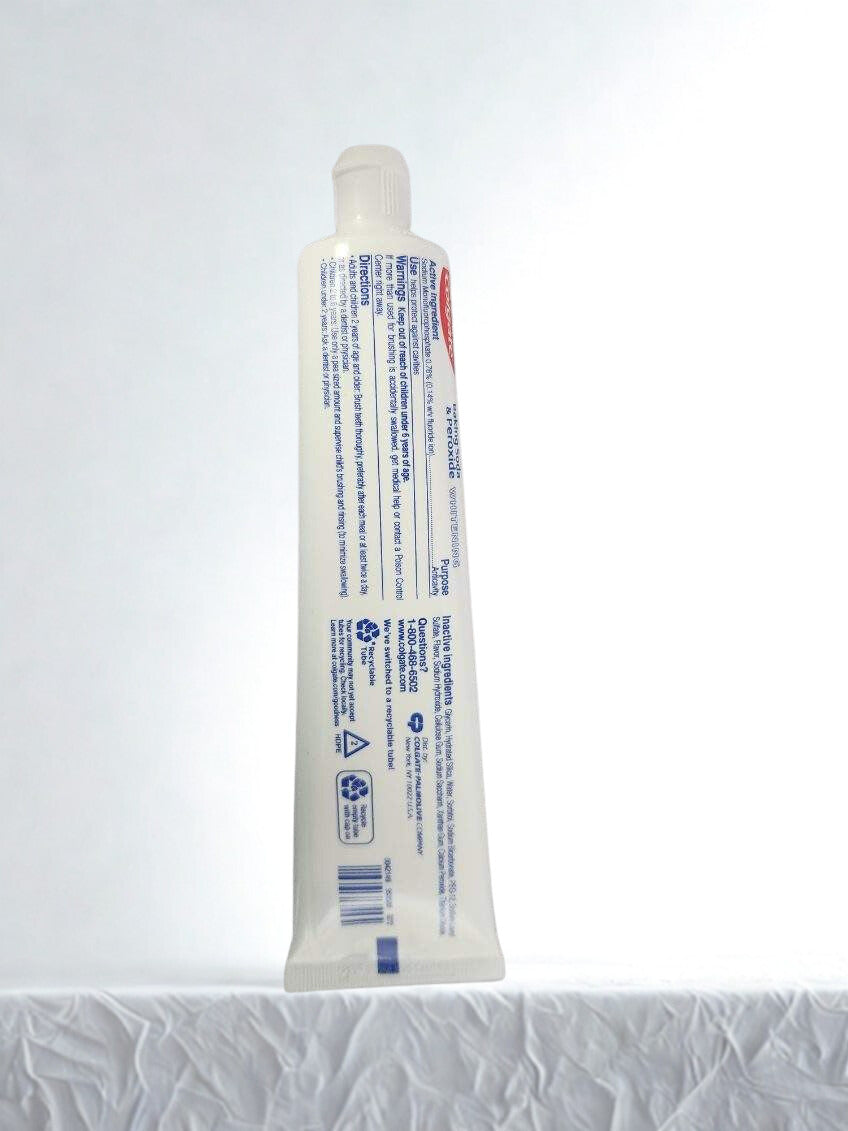 Colgate Baking Soda & Peroxide Whitening  Brisk Mint Toothpaste - 6.0 oz.