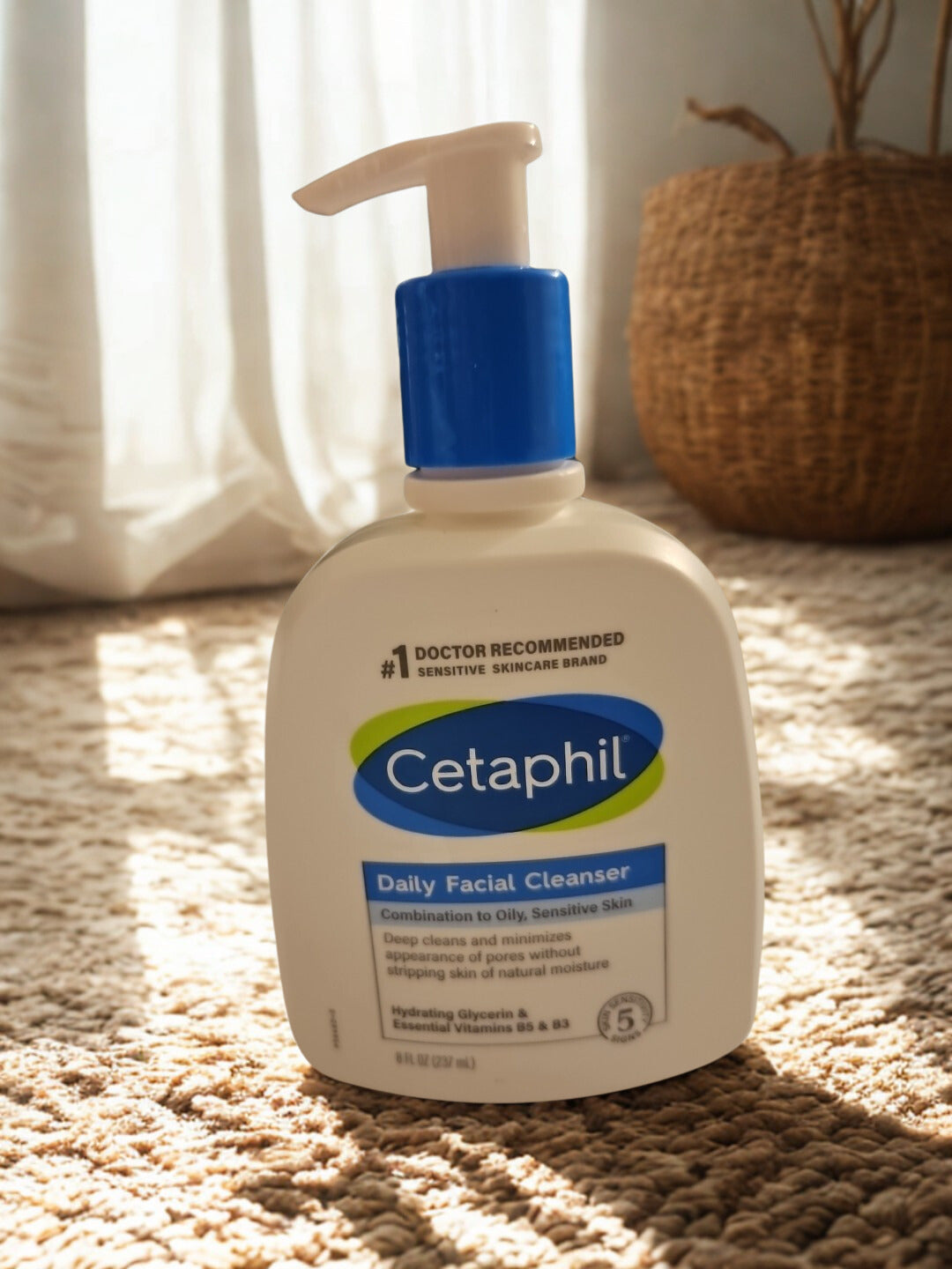 Cetaphil Daily Facial Cleanser Combination to Oily Skin - 8 fl. oz.
