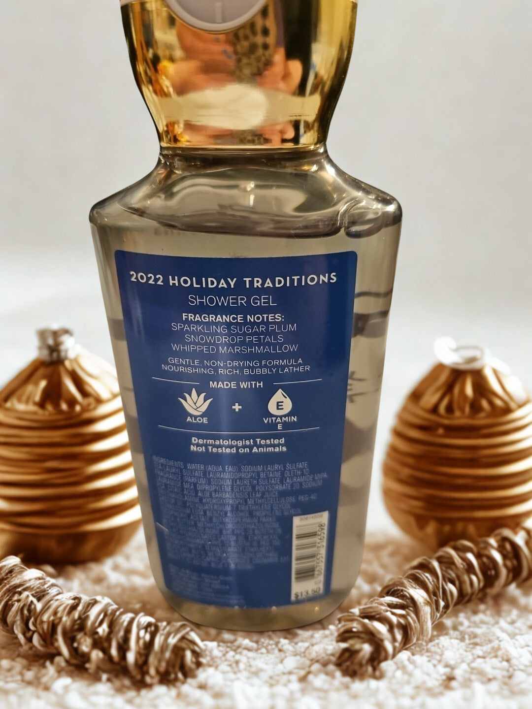 Bath & Body Iced Sugar Plum Shower Gel  - 8 fl. Oz. Scent of the Holidays