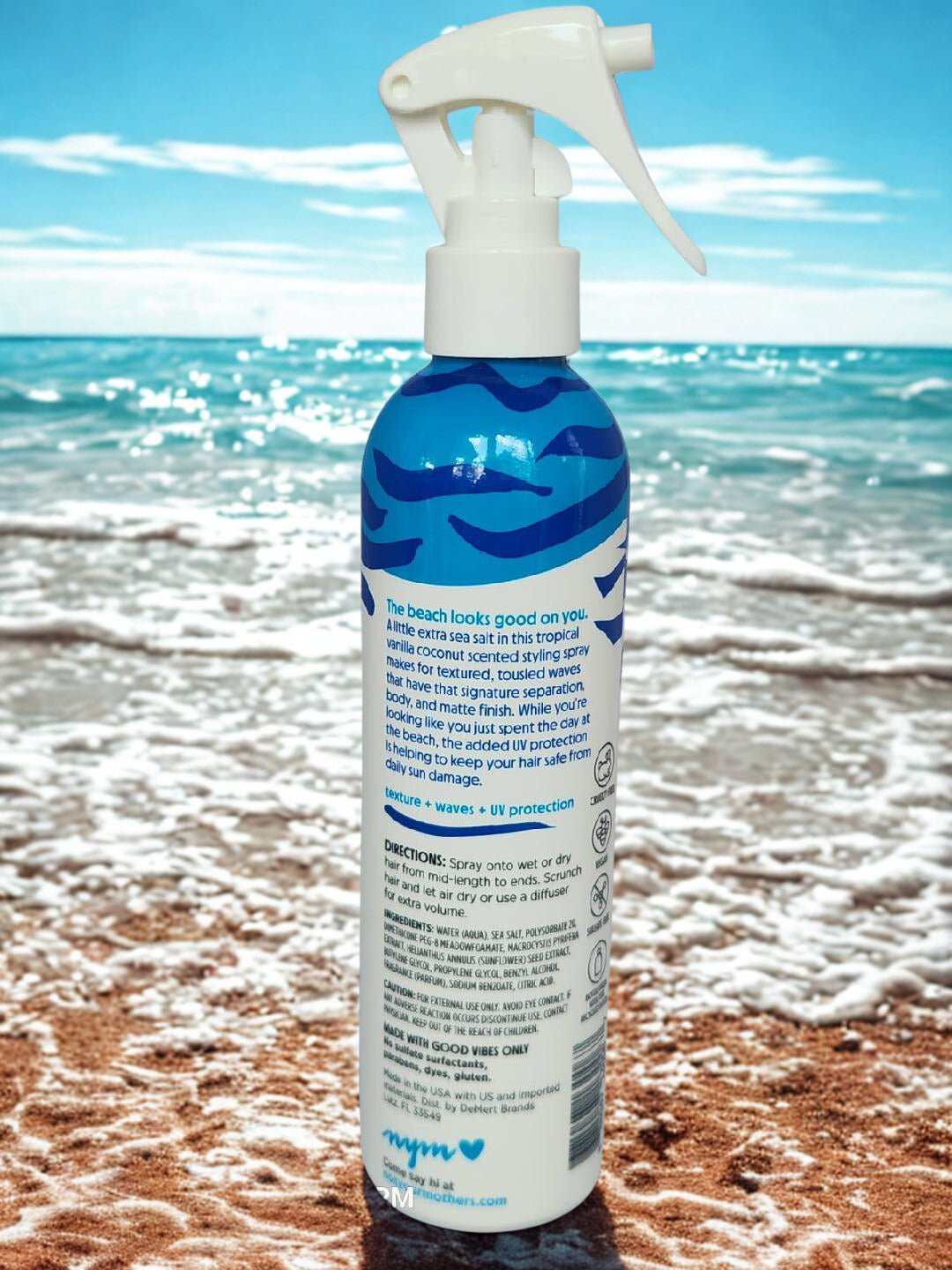 Not Your Mother's Texturizing Beach Babe Sea Salt Spray + UV Protection Medium Texture - 8 fl oz.