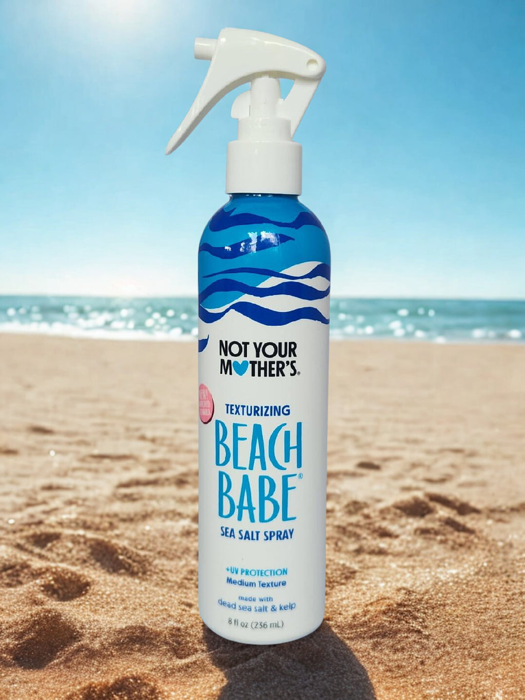 Not Your Mother's Texturizing Beach Babe Sea Salt Spray + UV Protection Medium Texture - 8 fl oz.