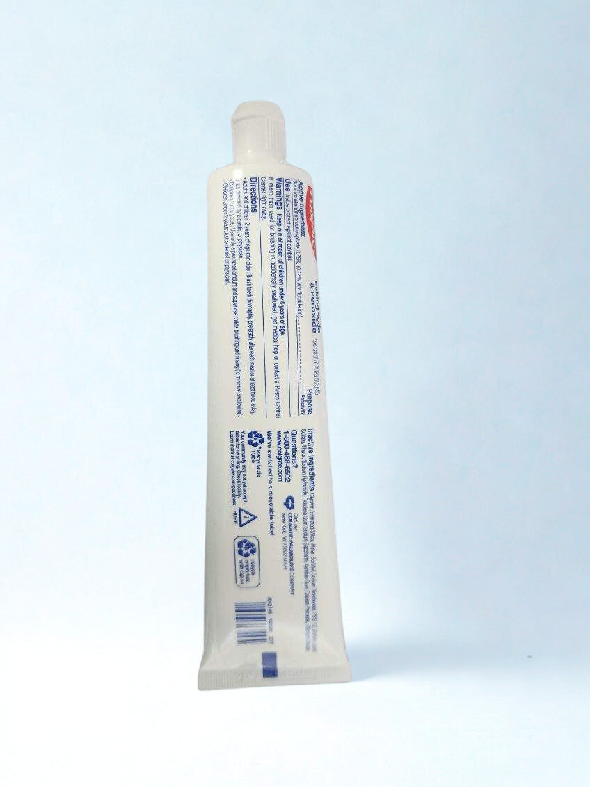 Colgate Baking Soda & Peroxide Whitening  Brisk Mint Toothpaste - 6.0 oz.