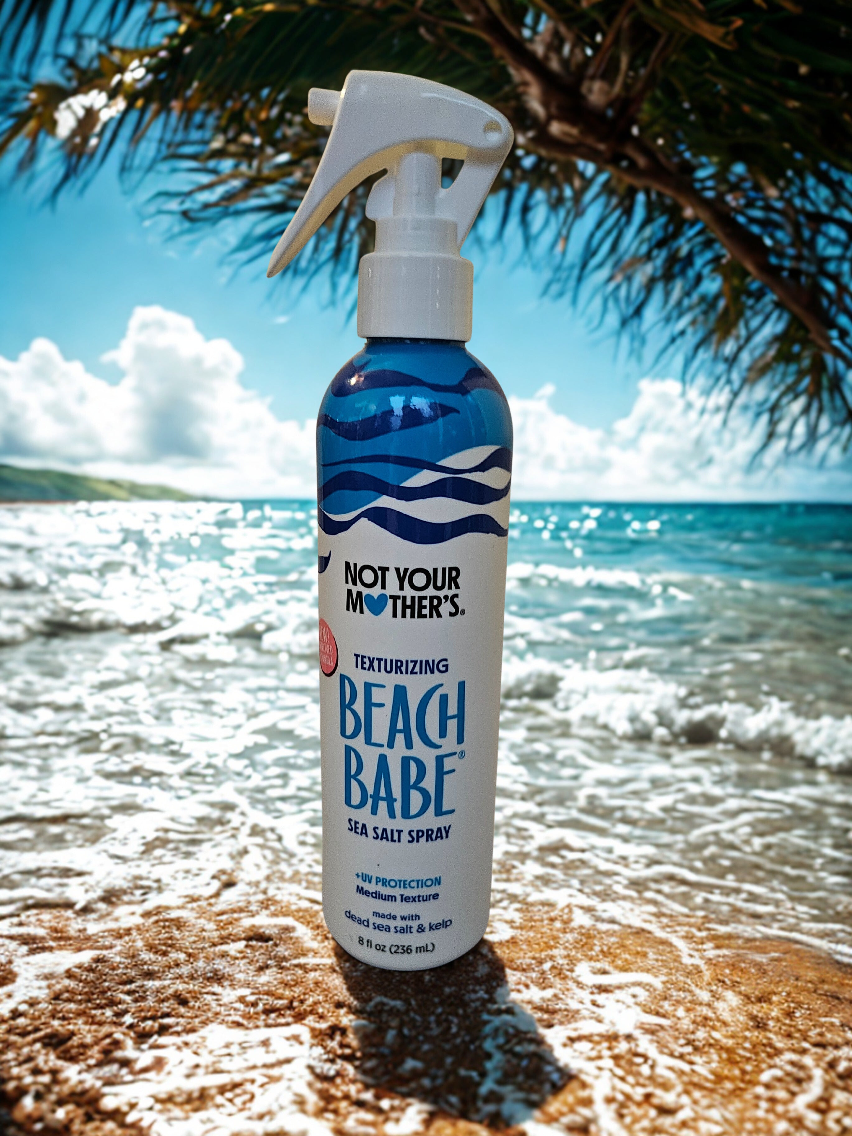 Not Your Mother's Texturizing Beach Babe Sea Salt Spray + UV Protection Medium Texture - 8 fl oz.