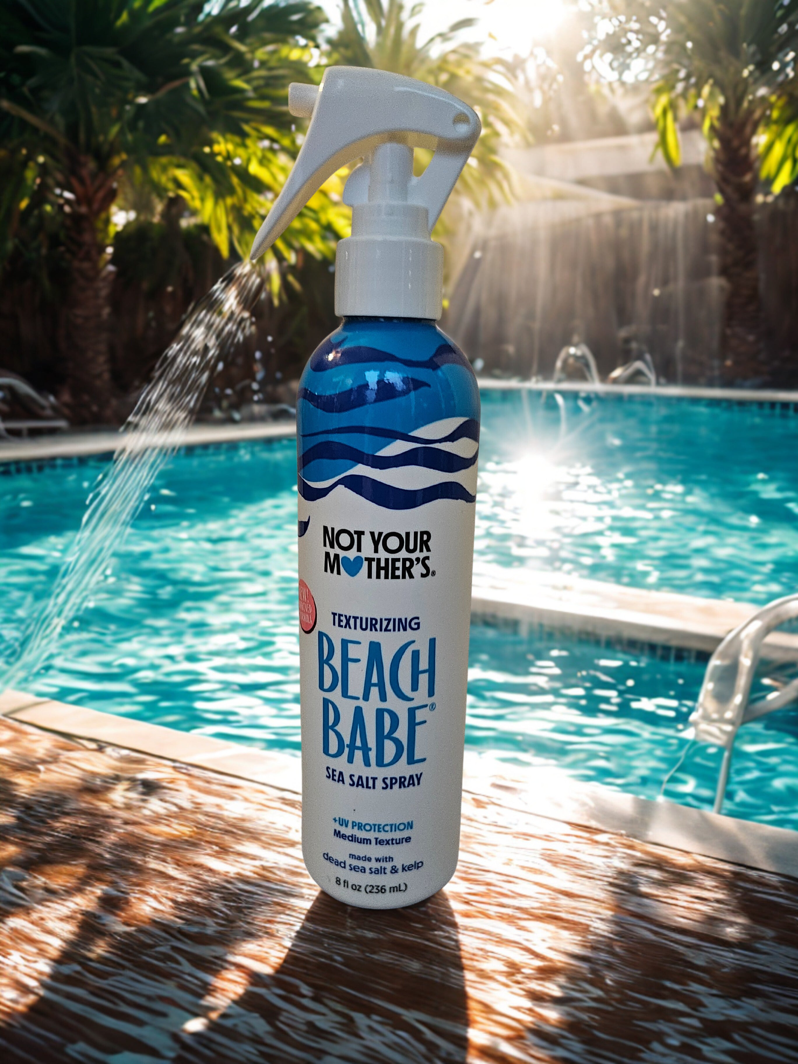 Not Your Mother's Texturizing Beach Babe Sea Salt Spray + UV Protection Medium Texture - 8 fl oz.
